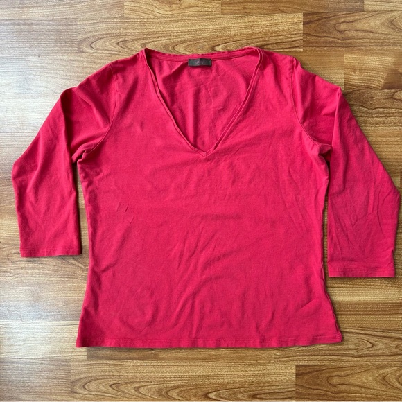 4/$15 Wrap red top - Picture 1 of 7